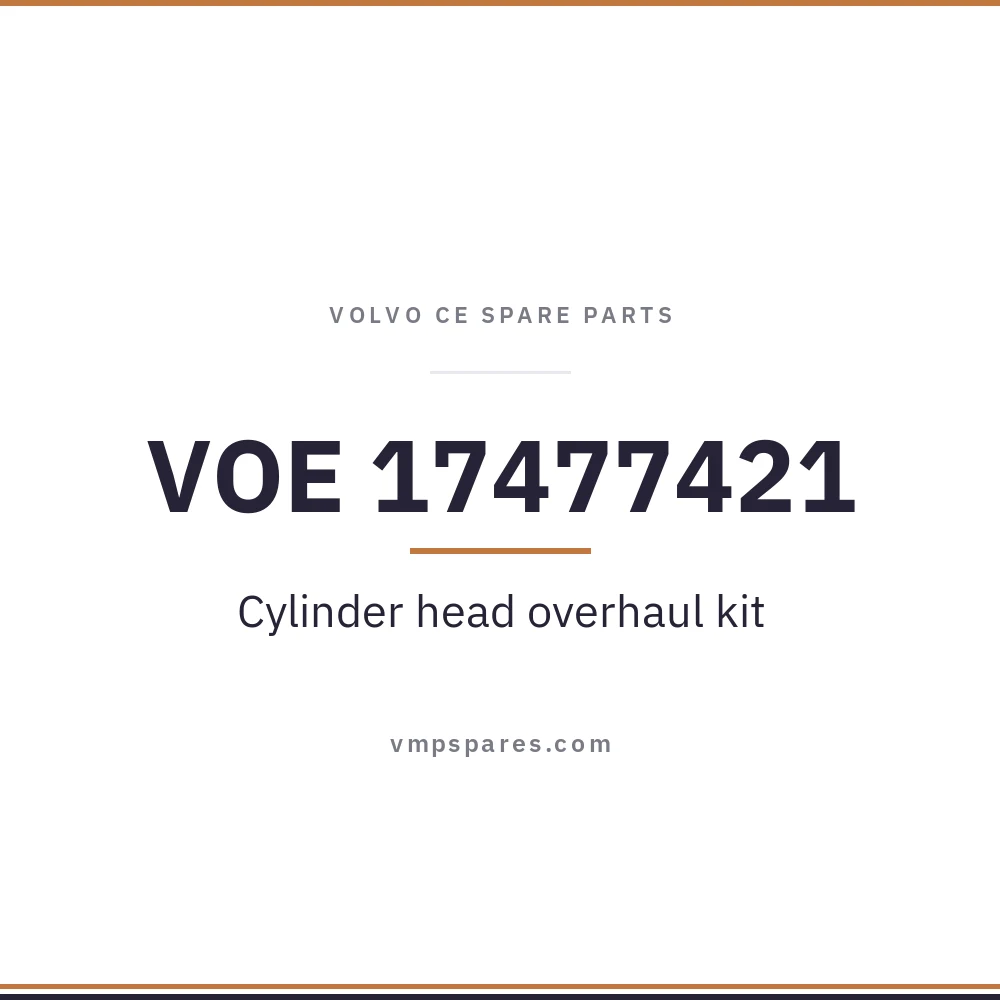 VOE 17477421 – Cylinder head overhaul kit