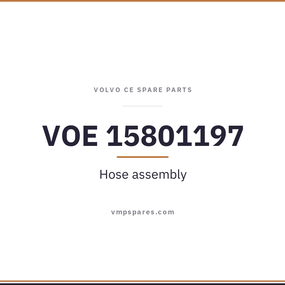 VOE 15801197 – Hose assembly