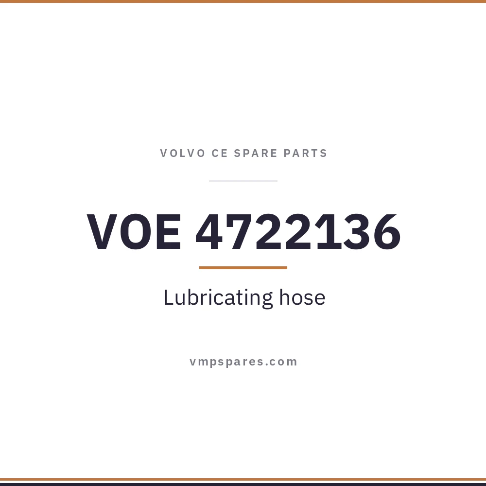 VOE 4722136 – Lubricating hose