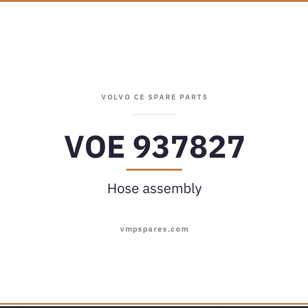 VOE 937827 – Hose assembly