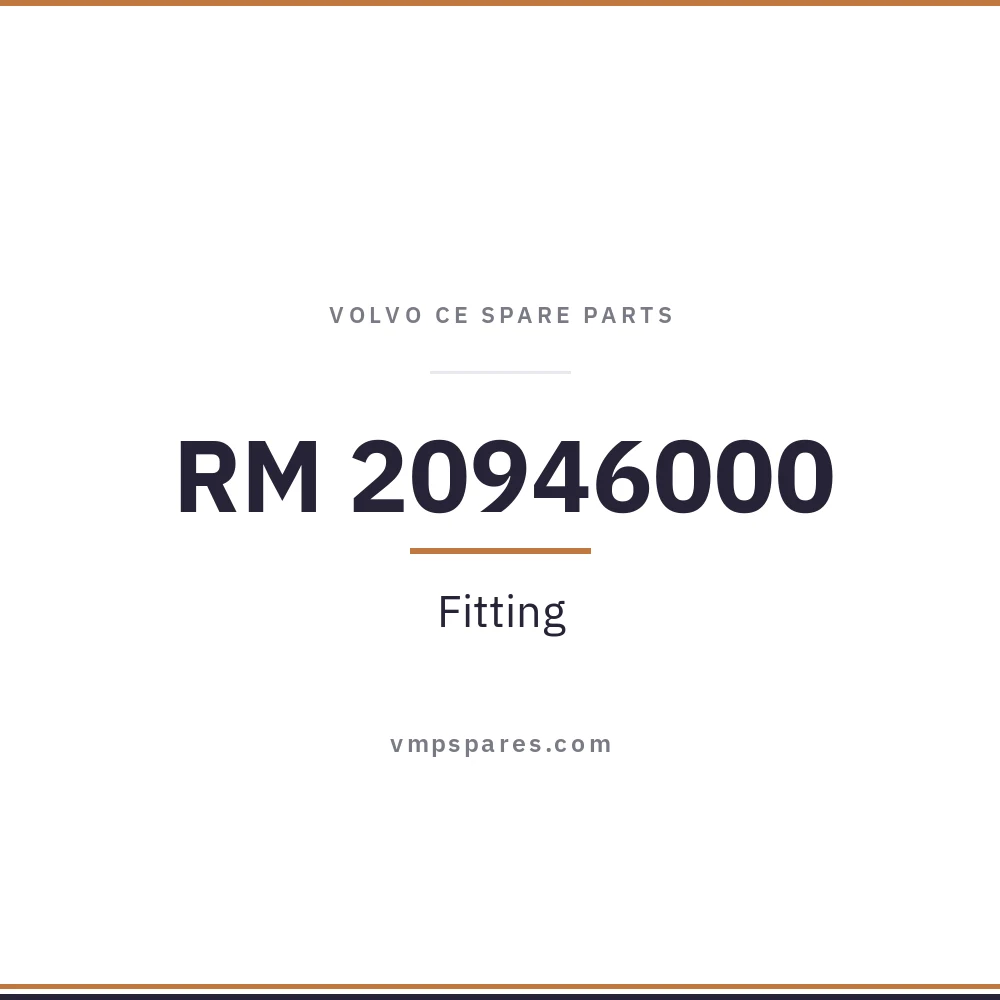 RM 20946000 – Fitting