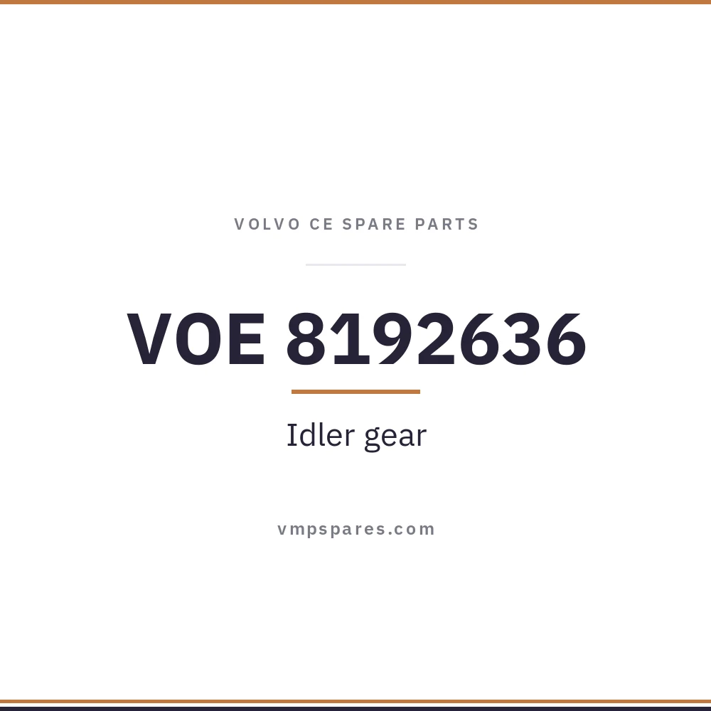 VOE 8192636 – Idler gear