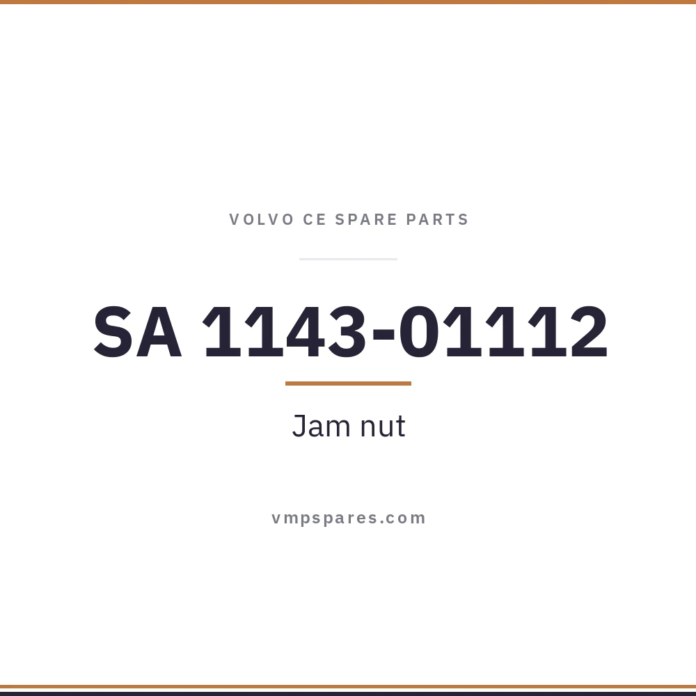 SA 1143-01112 – Jam nut