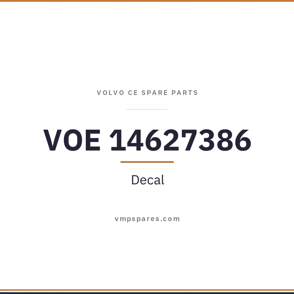 VOE 14627386 – Decal