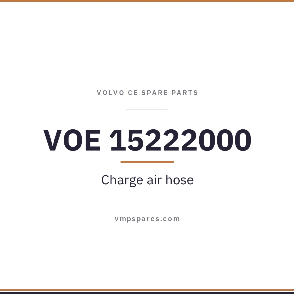 VOE 15222000 – Charge air hose