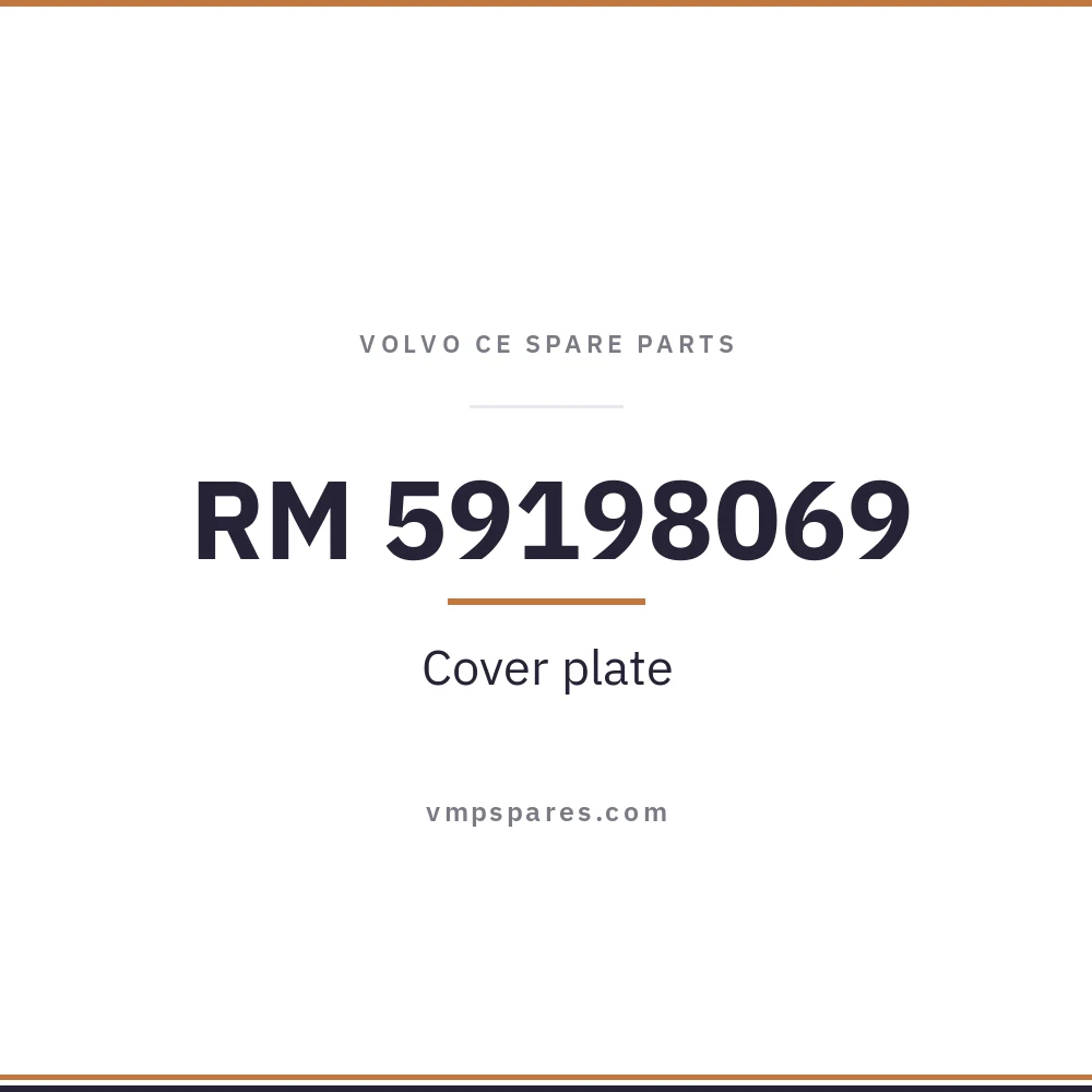 RM 59198069 – Cover plate