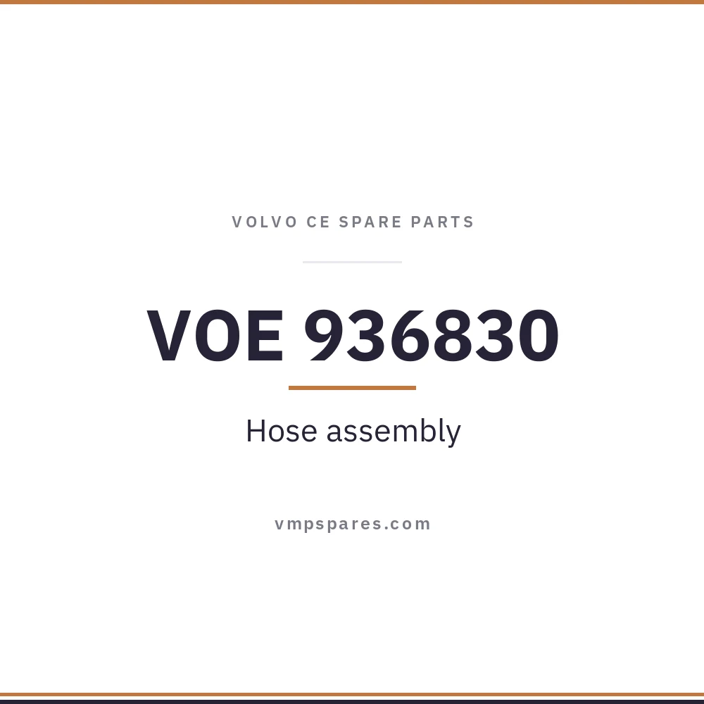 VOE 936830 – Hose assembly