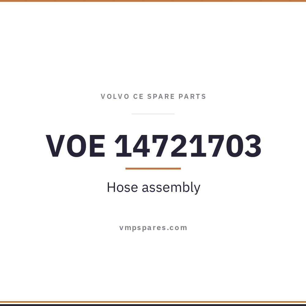 VOE 14721703 – Hose assembly