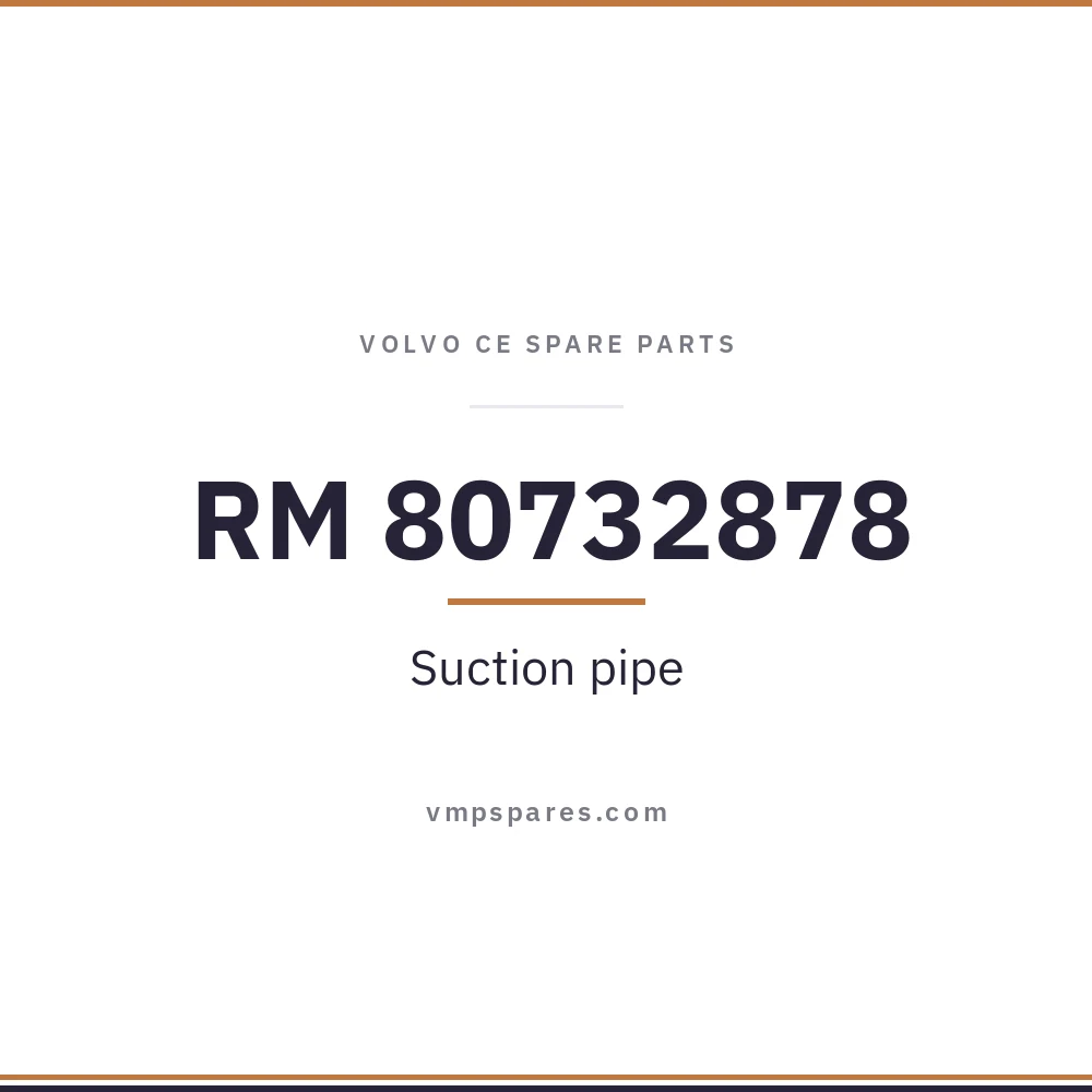 RM 80732878 – Suction pipe