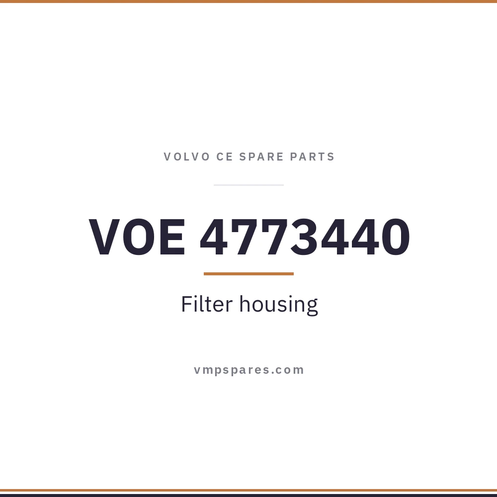 VOE 4773440 – Filter housing
