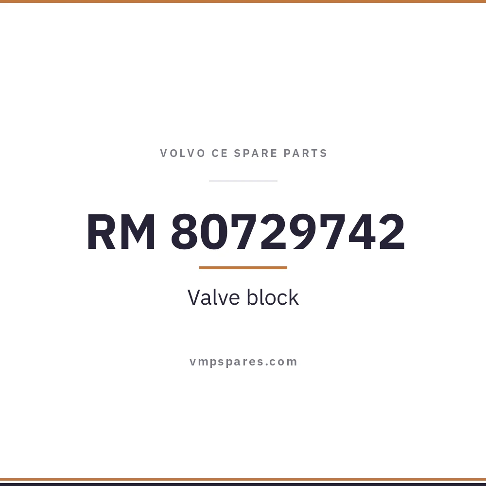 RM 80729742 – Valve block
