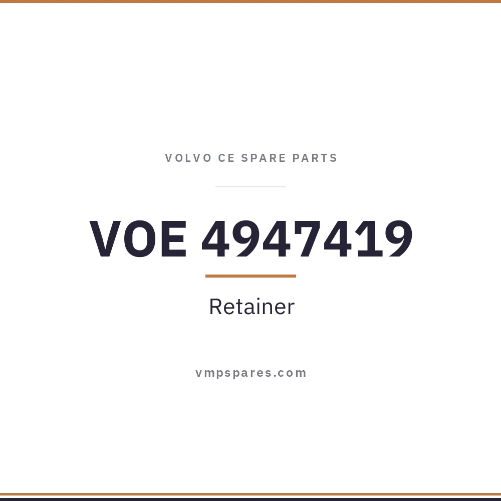 VOE 4947419 – Retainer