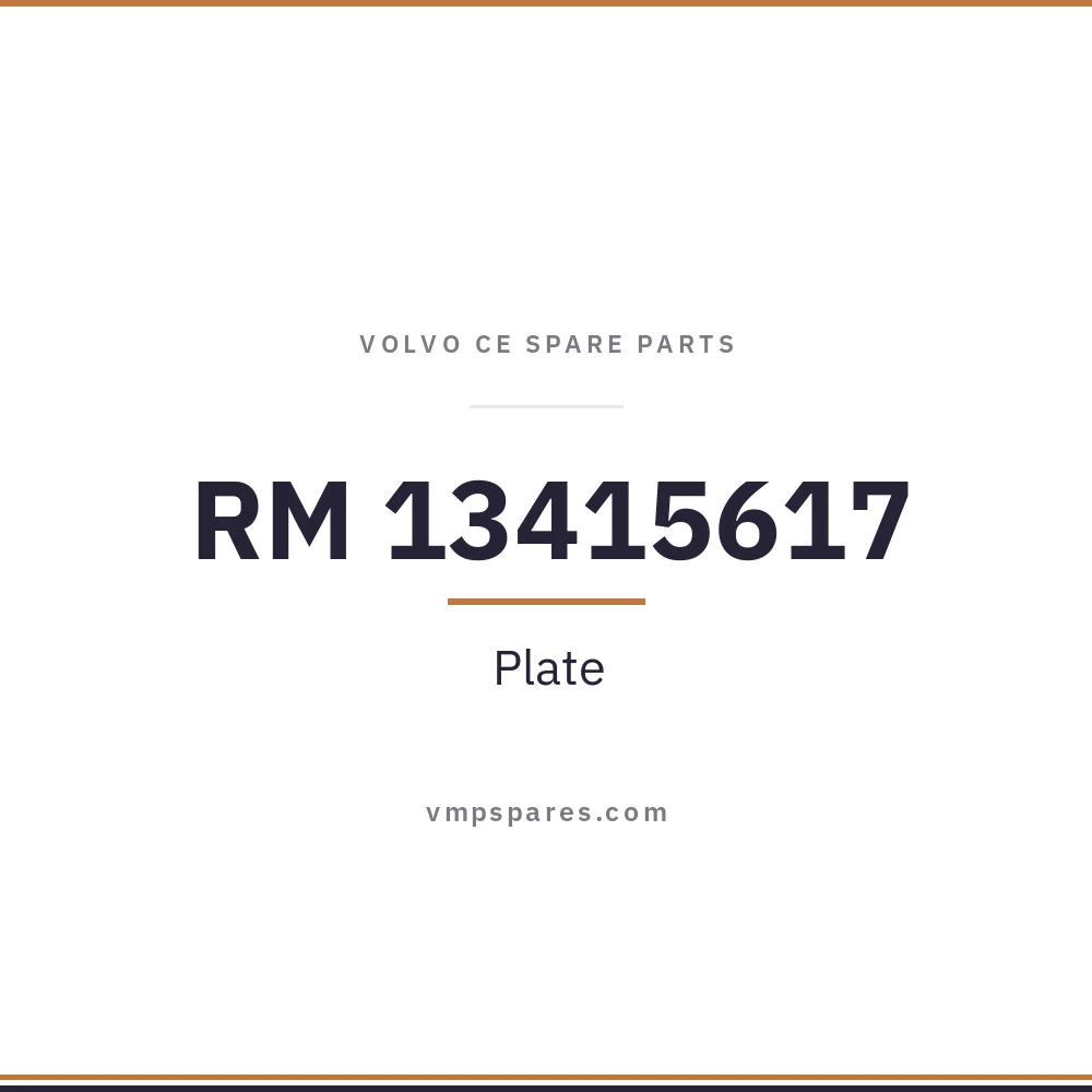 RM 13415617 – Plate