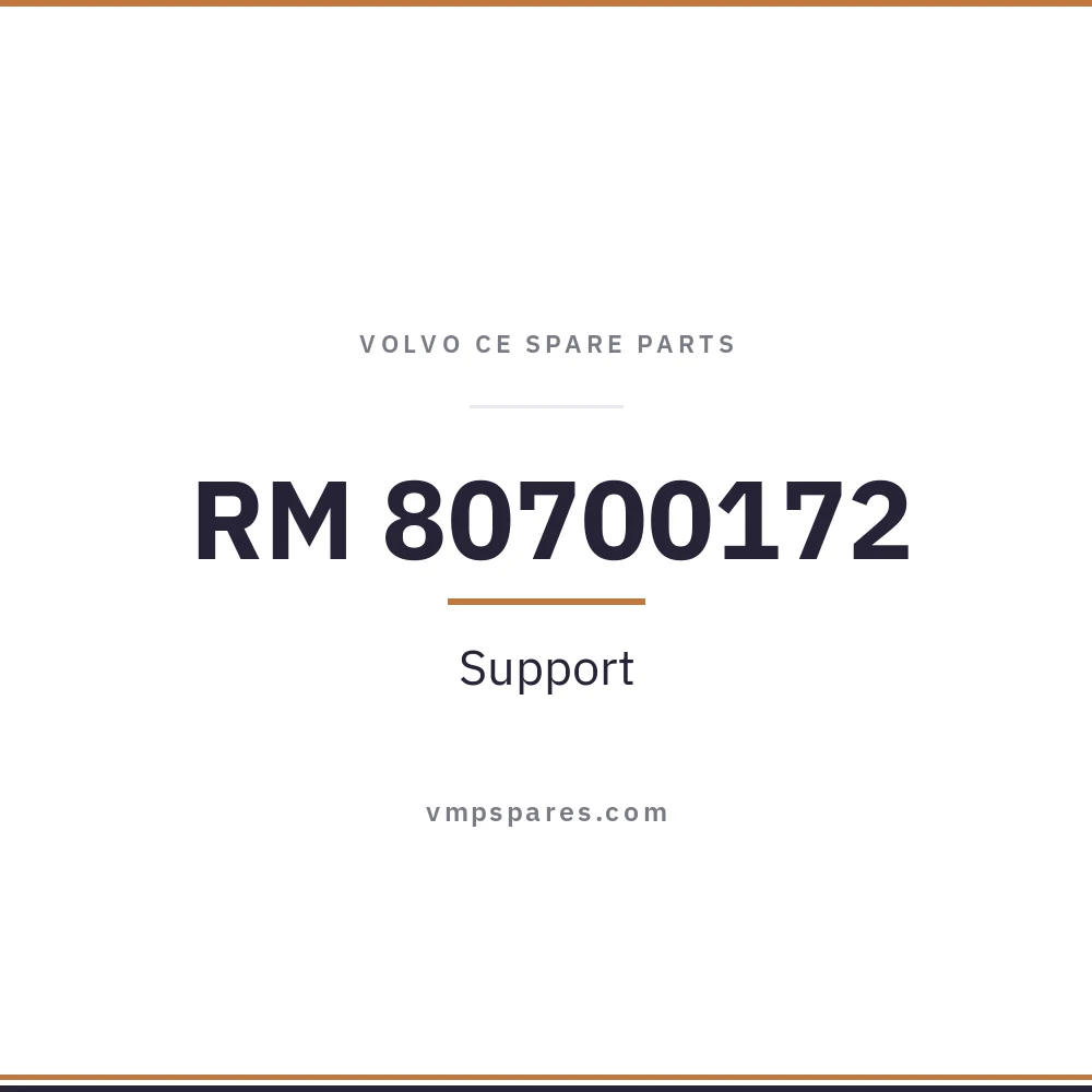 RM 80700172 – Support