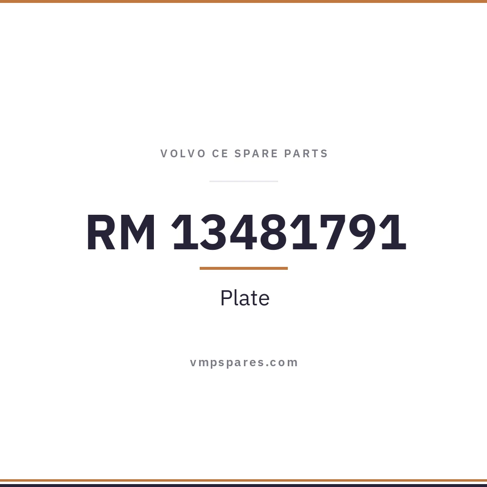 RM 13481791 – Plate