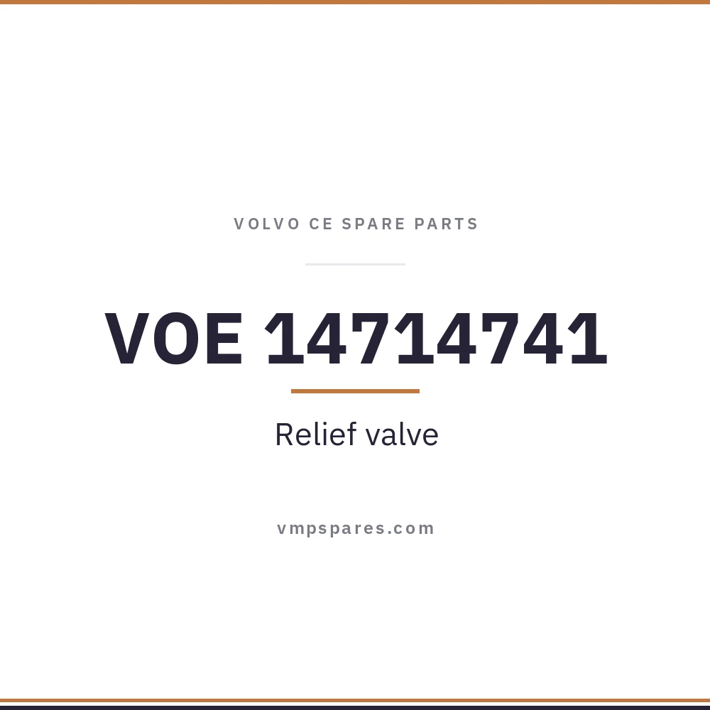 VOE 14714741 – Relief valve