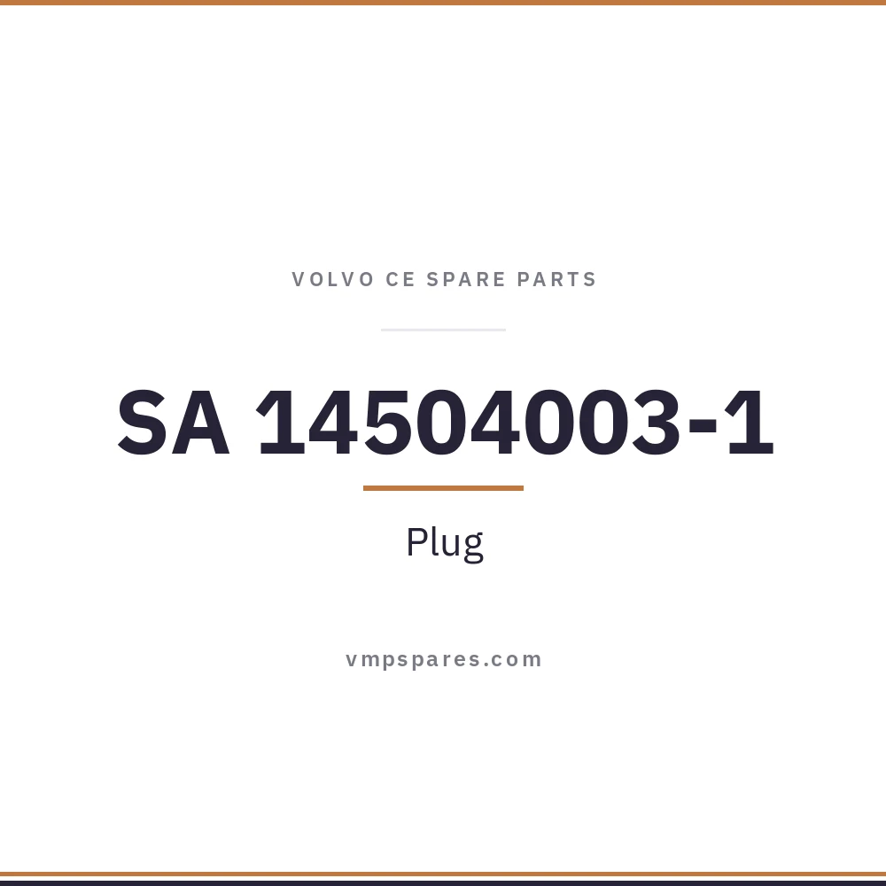 SA 14504003-1 – Plug