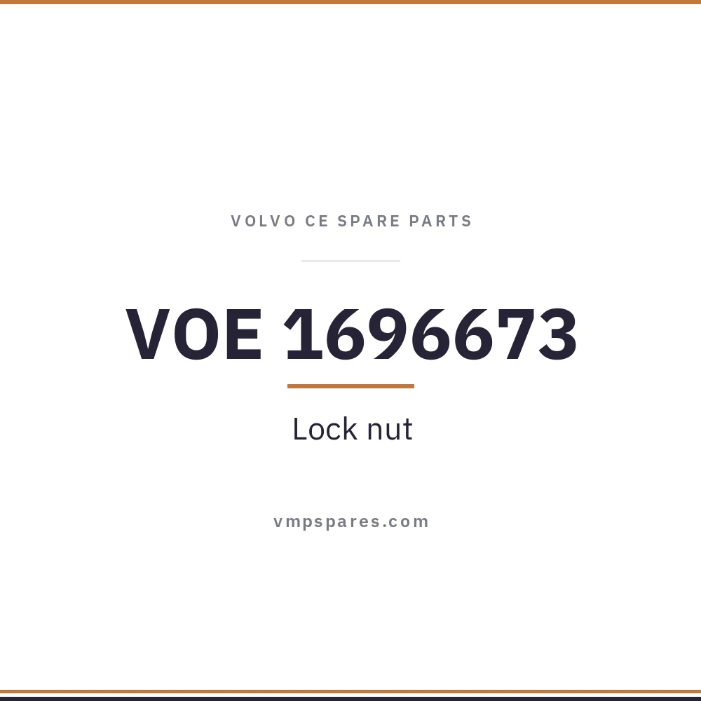 VOE 1696673 – Lock nut