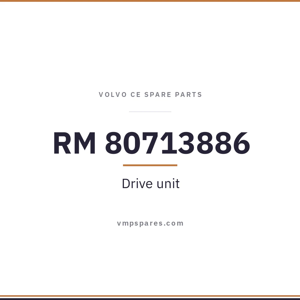 RM 80713886 – Drive unit