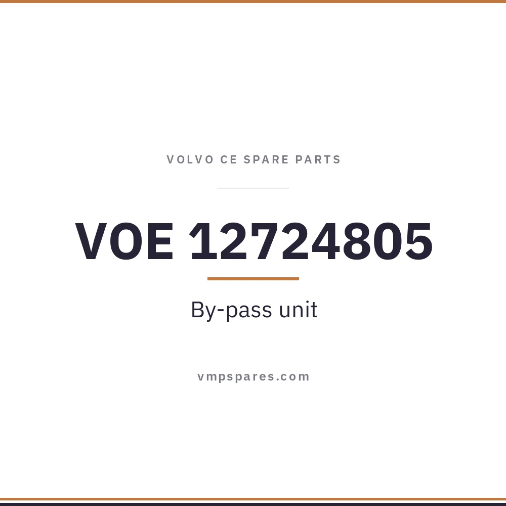 VOE 12724805 – By-pass unit