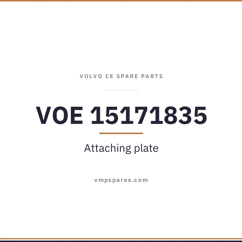VOE 15171835 – Attaching plate