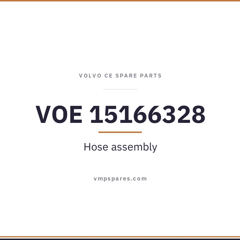 VOE 15166328 – Hose assembly