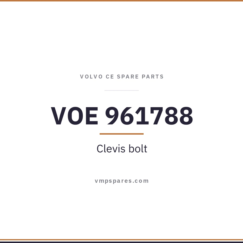 VOE 961788 – Clevis bolt