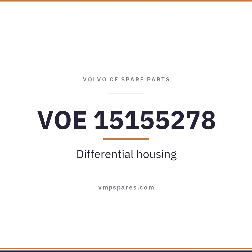 VOE 15155278 – Differential housing