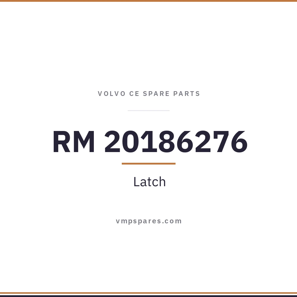 RM 20186276 – Latch