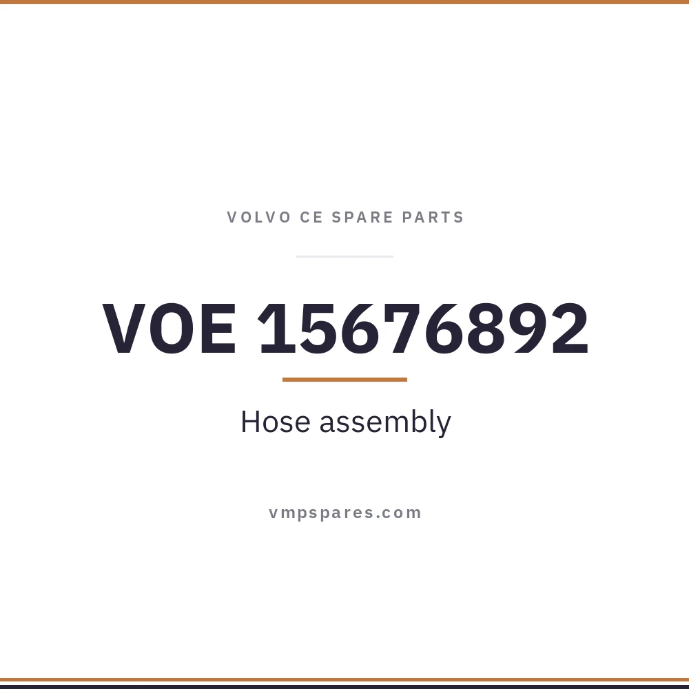 VOE 15676892 – Hose assembly