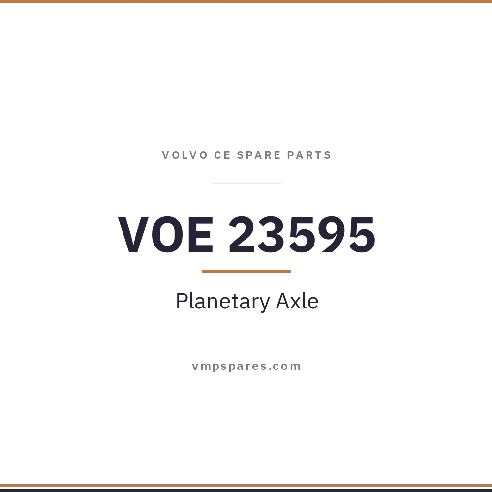 VOE 23595 – Planetary Axle