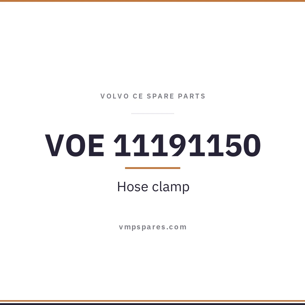 VOE 11191150 – Hose clamp