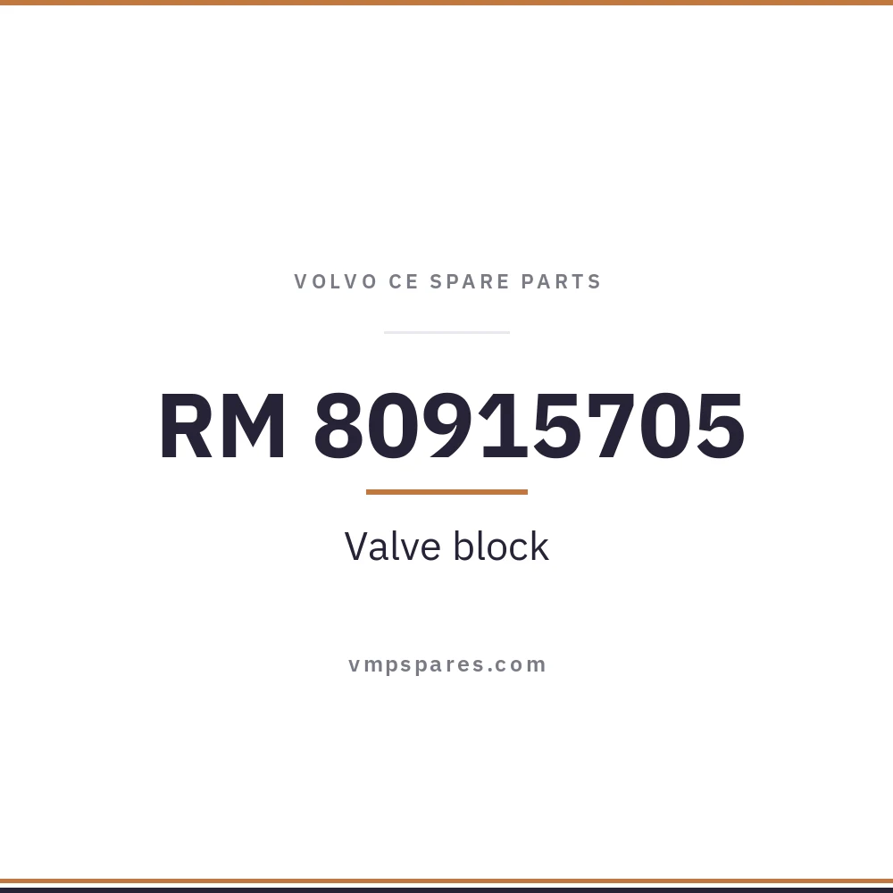 RM 80915705 – Valve block