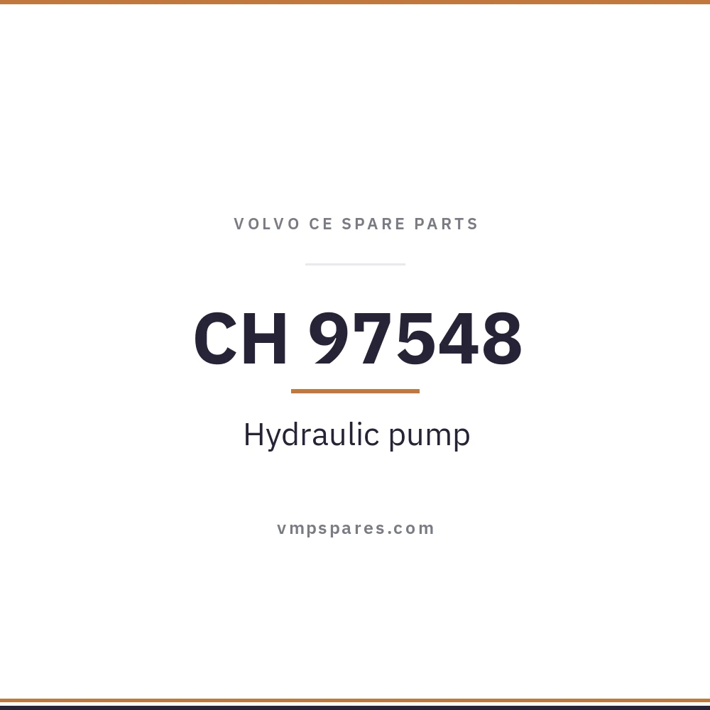 CH 97548 – Hydraulic pump