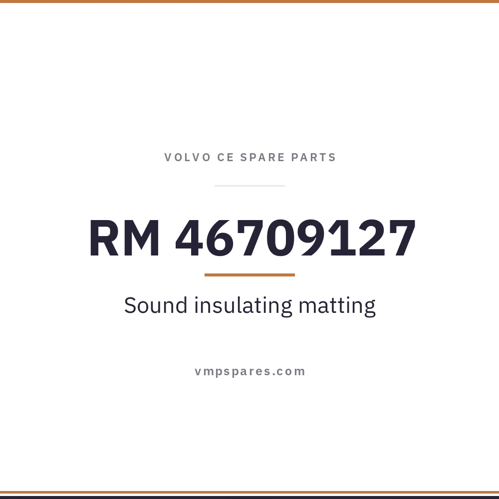 RM 46709127 – Sound insulating matting