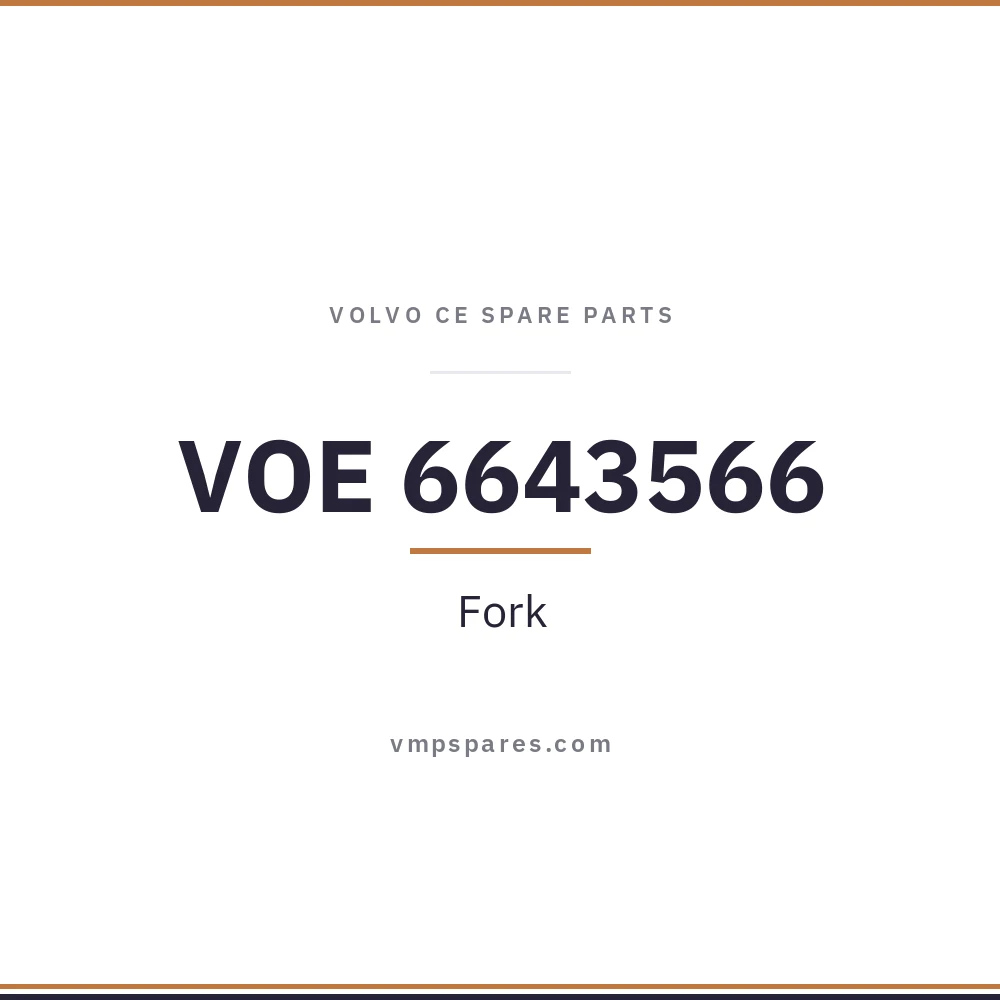 VOE 6643566 – Fork