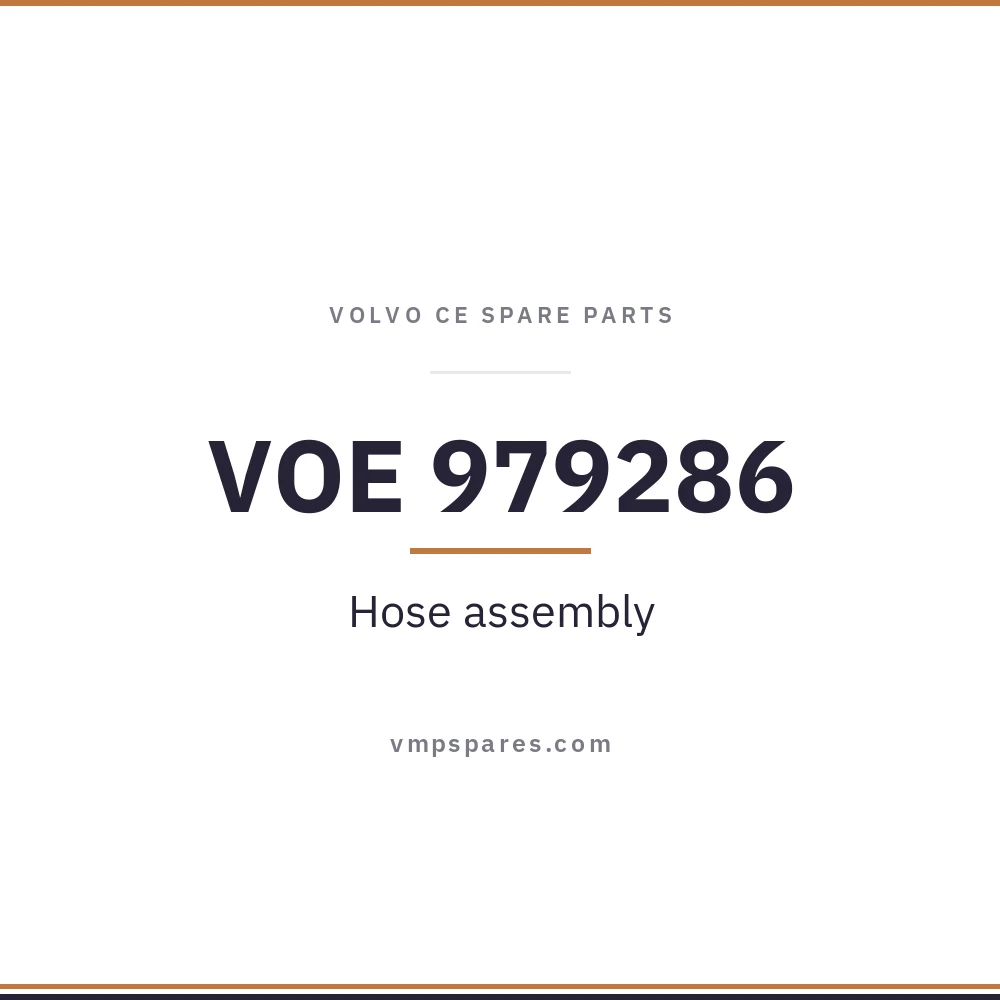 VOE 979286 – Hose assembly