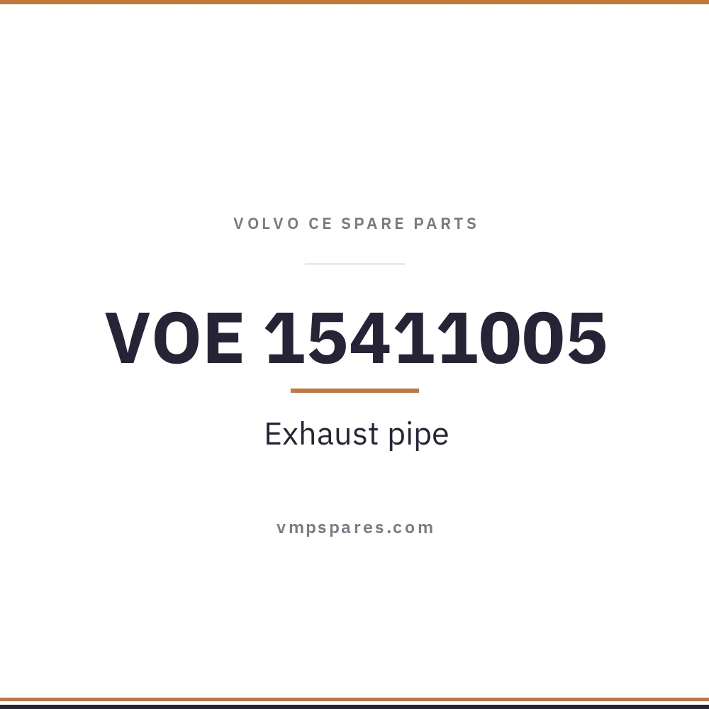 VOE 15411005 – Exhaust pipe