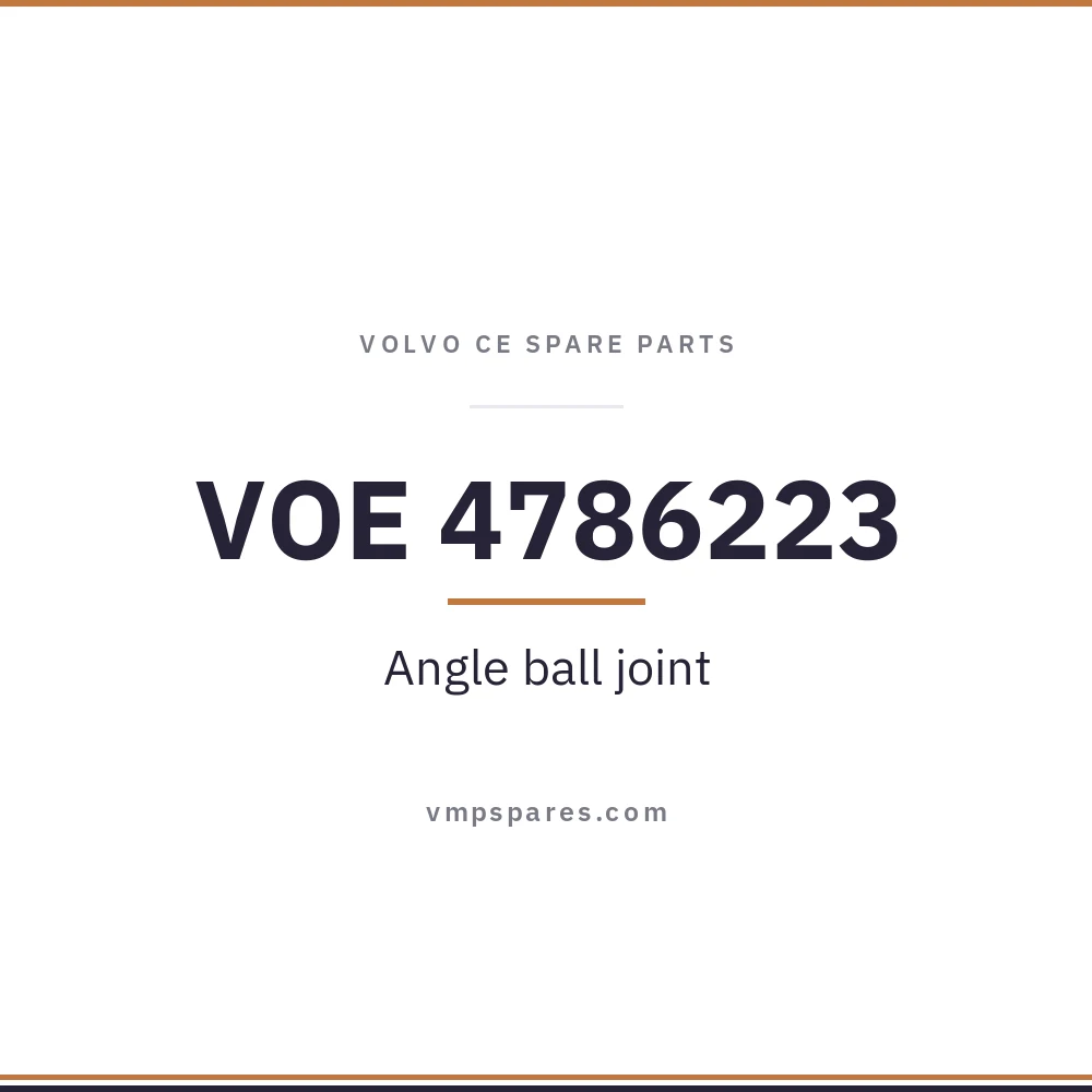 VOE 4786223 – Angle ball joint