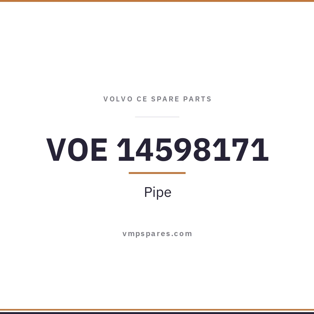 VOE 14598171 – Pipe