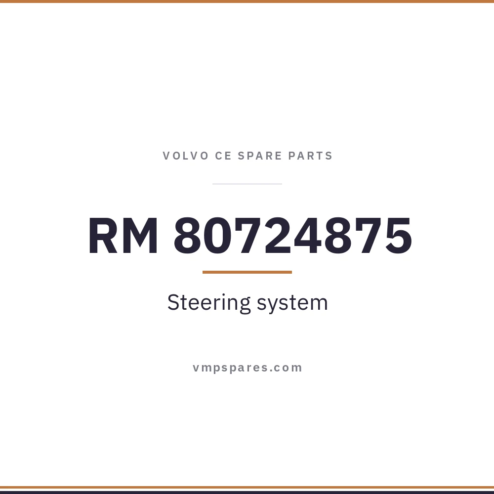 RM 80724875 – Steering system