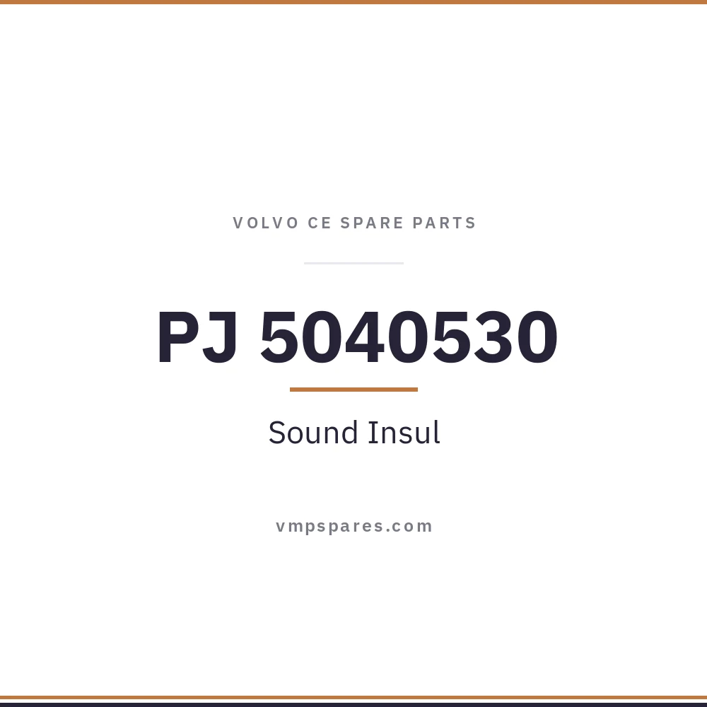 PJ 5040530 – Sound Insul