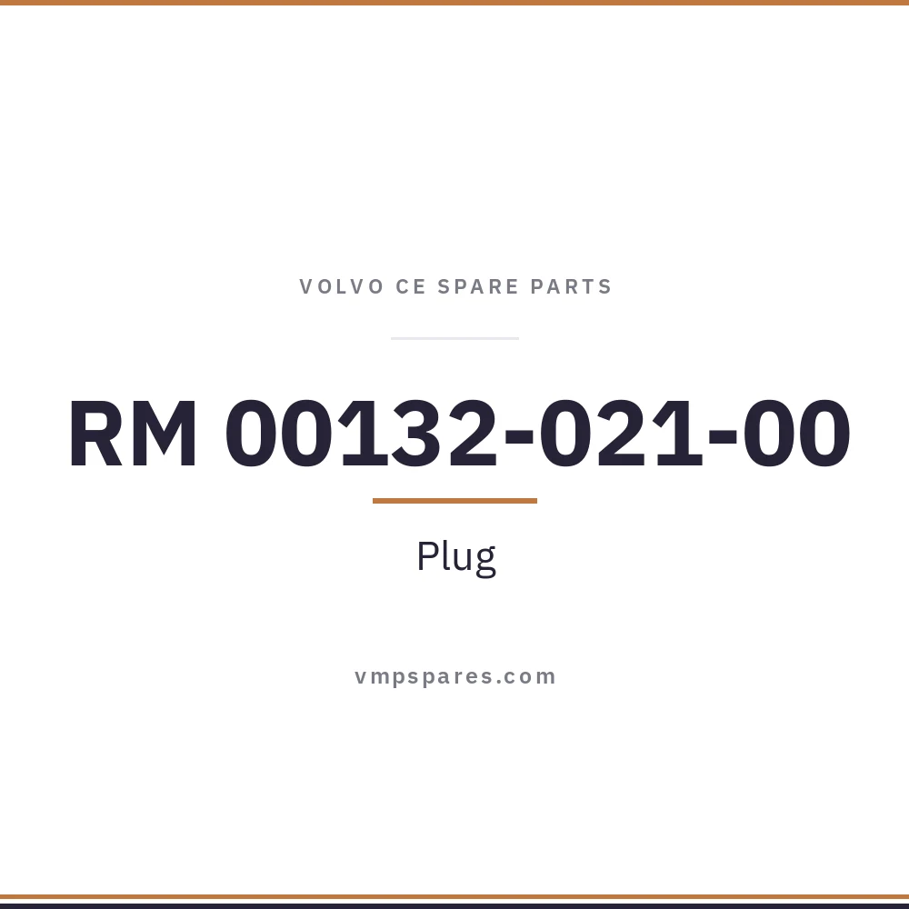 RM 00132-021-00 – Plug