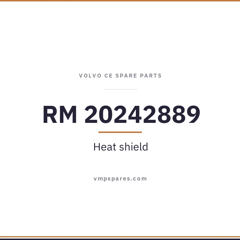 RM 20242889 – Heat shield