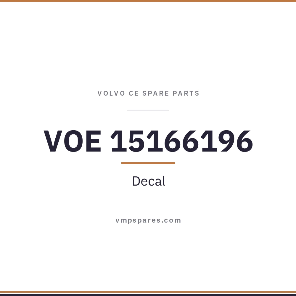 VOE 15166196 – Decal