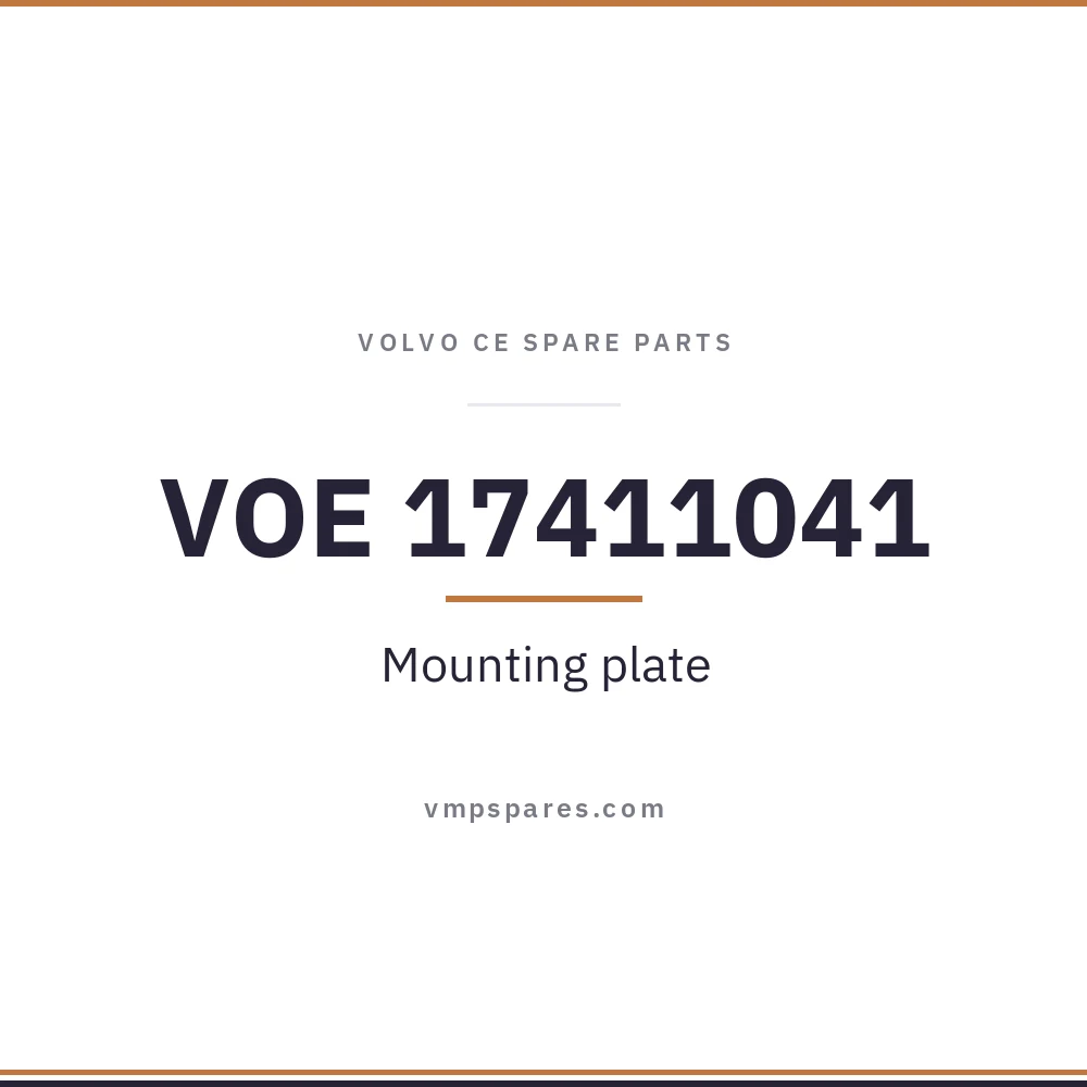 VOE 17411041 – Mounting plate