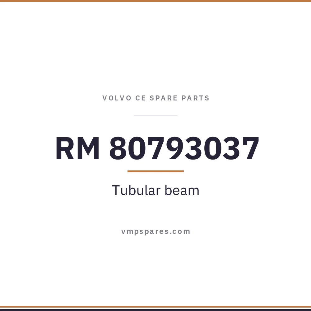 RM 80793037 – Tubular beam