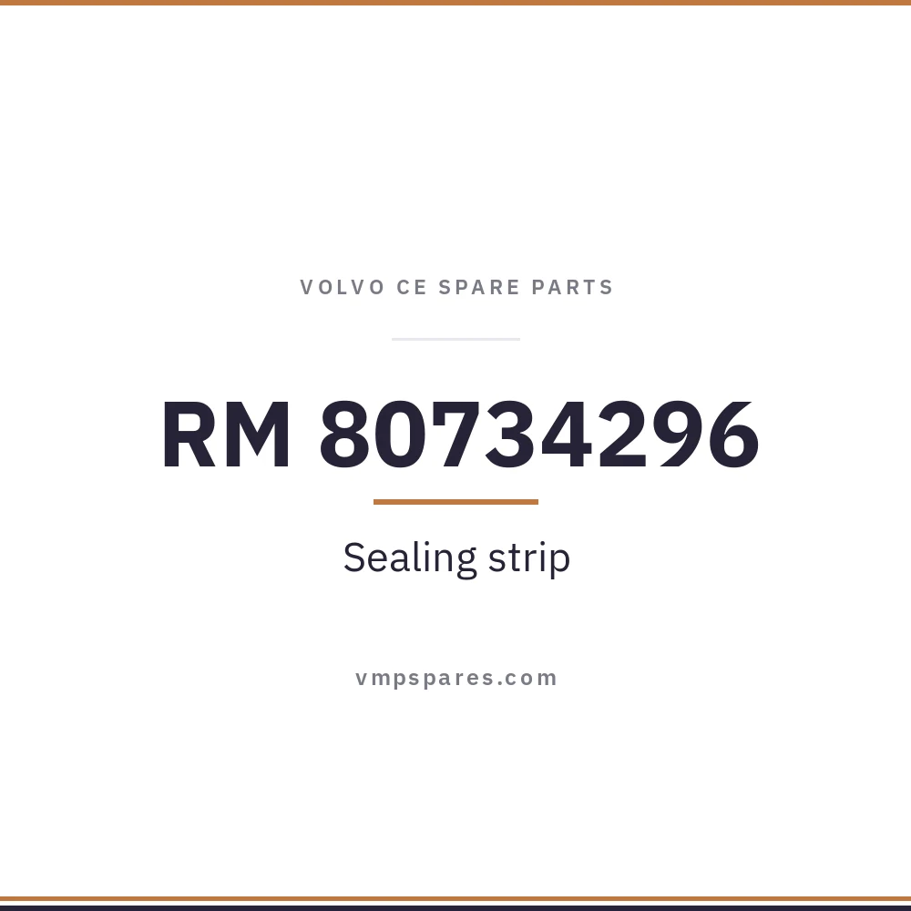 RM 80734296 – Sealing strip