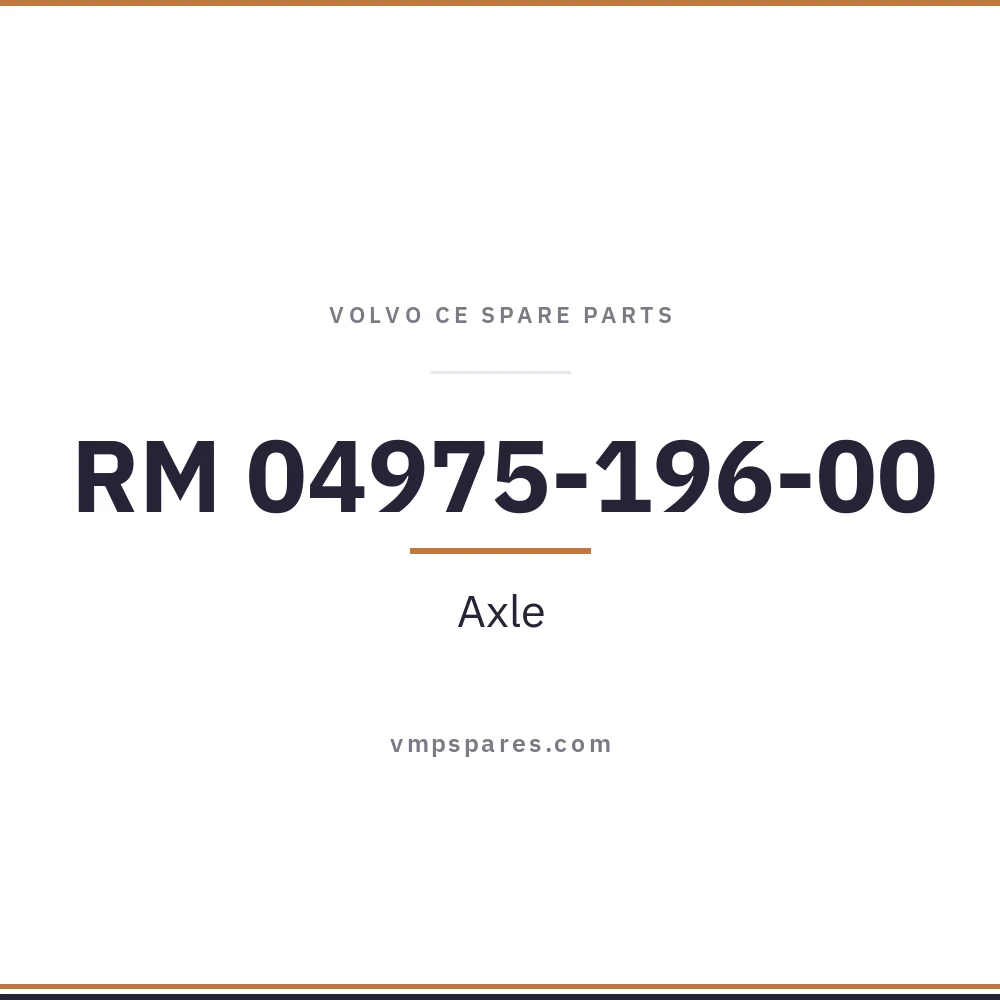 RM 04975-196-00 – Axle