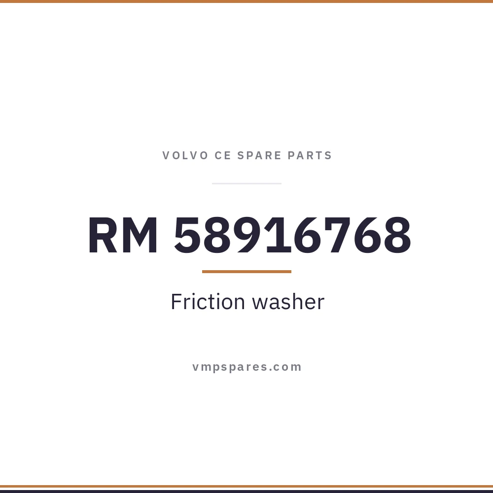 RM 58916768 – Friction washer